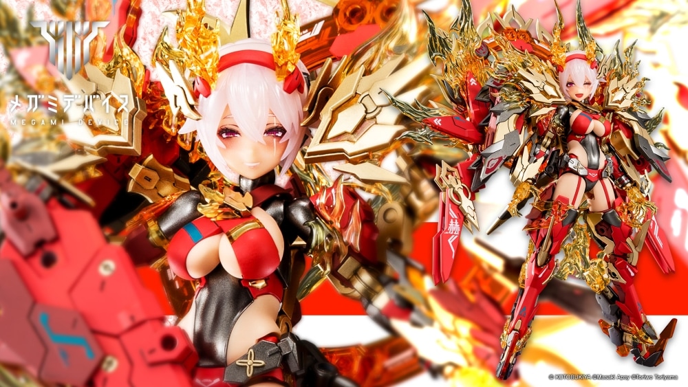 【未開封】1/1 皇巫 スサノヲ 紅蓮 [KP745] メガミデバイス コトブキヤ メガミデバイス 皇巫 スサノヲ 紅蓮 KP745