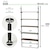 HAGIHARA(����)�b�˂�����5�i���b�N(�u���E���E��90�~���s24�~����187�`264cm)�bKTR-3156BR