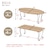 HAGIHARA(����)�b�e�[�u��(�u���E���E��80�~���s40�~����33cm)�bMT-6862BR