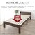 HAGIHARA(����)�b�V���O���x�b�h(�_�[�N�u���E���E��98�~���s225�~����73cm)�y�����i�Ƃ̓����w���s�z�bMB-5165S-DBR