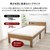 HAGIHARA(����)�b�V���O���x�b�h(�_�[�N�u���E���E��98�~���s225�~����73cm)�y�����i�Ƃ̓����w���s�z�bMB-5165S-DBR
