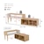 HAGIHARA(����)�b�L�k��TV��(�u���E���E��75�`135�~���s30�~����40cm)�bVTV-7260BR