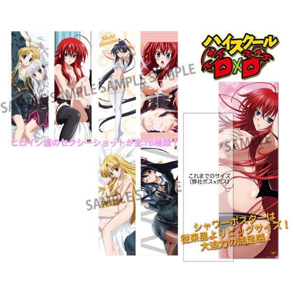 ハイスクールD×D シャワーポスターコレクション【1BOX＝8パック入】 Joshin webショップ 通販 メディアファクトリー  ハイスクールDD シャワーポスター