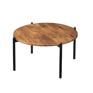 �I�r�^�X�b���[�e�[�u�� ��64�~���s64�~����33cm�i�u���E���j�bOVT-S4-BR