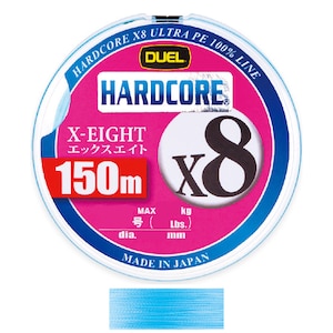 DUEL�b�n�[�h�R�A X8 150m �~���L�[�u���[(1.2��/MAX27lb)�bH3297-MB