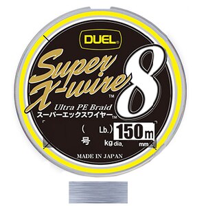 DUEL�b�X�[�p�[�G�b�N�X���C���[8 150m �V���o�[(1.5��/30lb)�bH3601-S