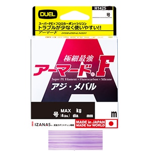 DUEL�b�A�[�}�[�h F �A�W�E���o�� 150m �~���L�[�s���N(0.2��/MAX4lb)�bH4139-MP