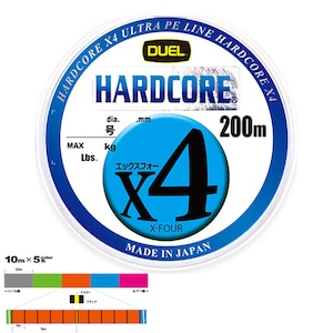 �n�[�h�R�A�b�n�[�h�R�A X4 200m 10m�~5�F�C�G���[�}�[�L���O(1.5��/MAX25lb)�bH3249N-5CBL