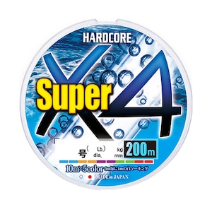 DUEL�b�n�[�h�R�A �X�[�p�[ X4 200m 10m�~5�F(1.5��/25lb)�bH4308-5C