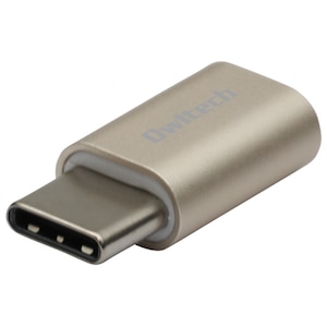 �I�E���e�b�N�bUSB2.0 microUSB��Type-C �ϊ��A�_�v�^�i�V�����p���S�[���h�j�bOWL-ADCMFM-CG