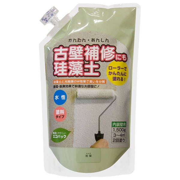 かんたん・あんしん珪藻土 1.5kg (若葉) | Joshin webショップ 通販 | フジワラ化学 | 209562