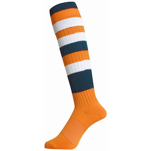 �}�C���bRUGBY SOCKS�i�_�[�N�O���[���~�S�[���h�~�z���C�g�j�@�\�b�N�X�@25-27cm�bEBS-731