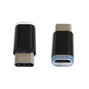 Groovy�b�[�d/�]���Ή� Type-C�ϊ��A�_�v�^ microUSB �� Type-C 2�Z�b�g�bTM-TPCADX2