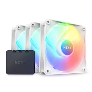 NZXT｜PCケースファン F Series RGB CORE Fans(120mm×3パック・ホワイト)｜RF-C12TF-W1