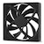 NZXT｜PCケースファン 低騒音エアフローモデル F120Q（2024） 120mm PWM 500～1700rpm （ブラック）｜RF-Q12SF-B2