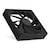 NZXT｜PCケースファン 低騒音エアフローモデル F120Q（2024） 120mm PWM 500～1700rpm （ブラック）｜RF-Q12SF-B2