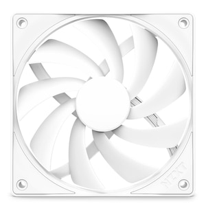 NZXT｜PCケースファン 低騒音エアフローモデル F120Q（2024） 120mm PWM 500～1700rpm （ホワイト）｜RF-Q12SF-W2