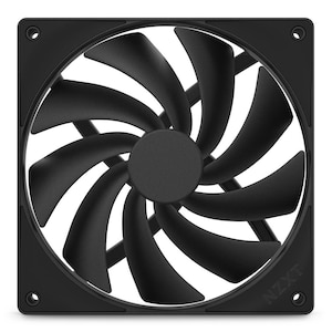 NZXT｜PCケースファン 低騒音エアフローモデル F140Q（2024） 140mm PWM 500～1500rpm （ブラック）｜RF-Q14SF-B2