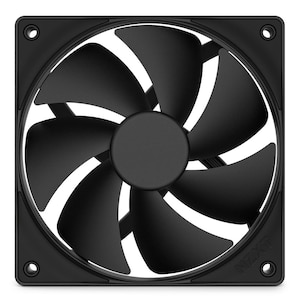 NZXT｜PCケースファン 静圧モデル F120P（2024） 120mm PWM 500～2000rpm （ブラック）｜RF-P12SF-B2