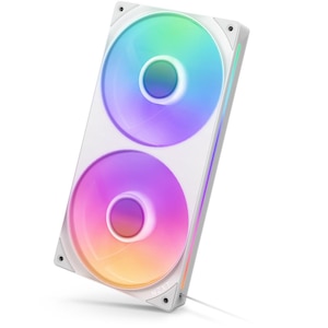 NZXT｜新機軸 PCケースファン シングルフレームファン F240 RGB CORE 240mm 2400RPM （ホワイト）｜RF-U24HF-W1