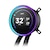 NZXT�b�ȈՐ���CPU�N�[���[ F240 RGB CORE �V���O���t���[���t�@���̗p�i�u���b�N�j�bRL-KR24E-B2