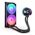 NZXT�b�ȈՐ���CPU�N�[���[ F240 RGB CORE �V���O���t���[���t�@���̗p�i�u���b�N�j�bRL-KR24E-B2