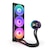 NZXT�b�ȈՐ���CPU�N�[���[ F360 RGB CORE �V���O���t���[���t�@���̗p�i�u���b�N�j�bRL-KR36E-B2