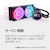 NZXT�b�ȈՐ���CPU�N�[���[ F280 RGB CORE �V���O���t���[���t�@���̗p�i�z���C�g�j�bRL-KR28E-W2