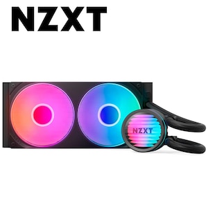 NZXT�b�ȈՐ���CPU�N�[���[ KRAKEN CORE RBG 240�i�u���b�N�j�bRL-KR24C-B1