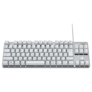 ロジクール｜有線 テンキーレス メカニカルキーボード Blueクリッキー 日本語配列（オフホワイト/シルバー）｜K835OWB
