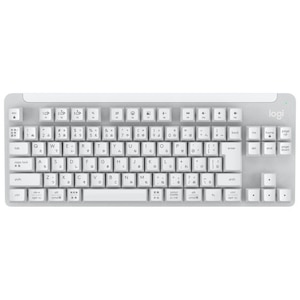 ロジクール｜ワイヤレス メカニカルキーボード テンキーレス SIGNATURE K855 日本語配列（オフホワイト）｜K855OW