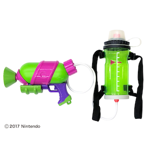 サンアート｜スプラトゥーン2 インクタンク付きスプラシューター ネオングリーン｜ｽﾌﾟﾗSｲﾝｸﾀﾝｸSPT-901A-GRN