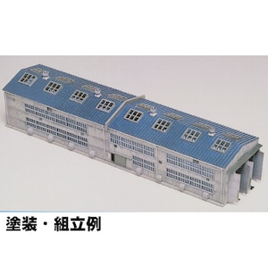 【再生産】(N) 2123 電車庫（未塗装組立キット）