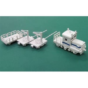 【再生産】(N) 2531 保線区車両(ホワイト+青帯) 1編成入り
