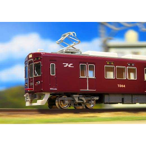 【再生産】(N) 30140 阪急電鉄7000/7300系（旧塗装）6両編成基本セット(動力付き)