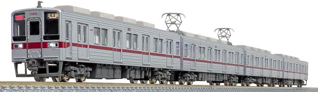 グリーンマックス 東武10030型 リニューアル車 4両動力付き 室内灯付き