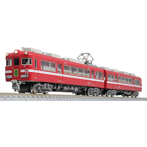 (N) 31819 名鉄7700系 白帯車1990（妻面窓付き） 基本2両編成セット（動力付き）【在庫処分】