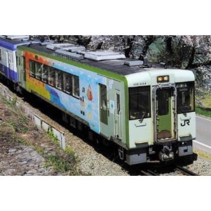 (N) 50589 JRキハ110形(200番代・飯山線の四季ラッピング) 1両単品 (動力無し)