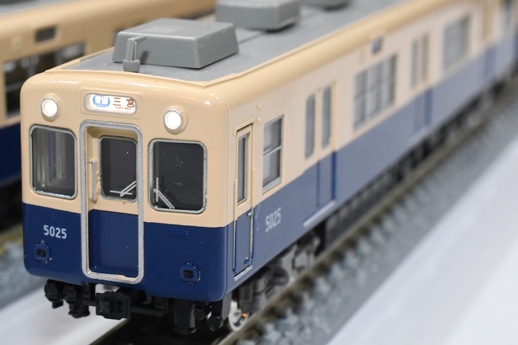 精密塗装　グリーンマックス阪神 5001系　組立塗装4両　コアレスモーター付 阪神5001形（5001編成）4両編成セット 2025年10月発売予定 鉄道