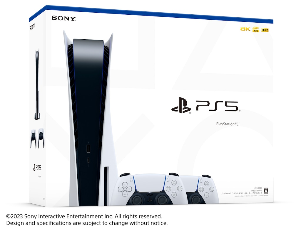 PlayStation 5 DualSense ワイヤレスコントローラー ダブルパック ...