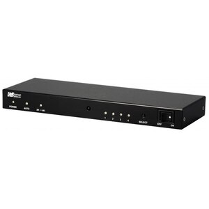ラトックシステム|4K60Hz/HDCP2.2、HDR10対応HDMI切替機【4入力1出力】(ブラック)【パッケージ不良】|REX-HDSW41-4K ラトックシステム|4K60Hz/HDCP2.2、HDR10対応HDMI切替機【4入力1出力】(ブラック)【パッケージ不良】|REX-HDSW41-4K
