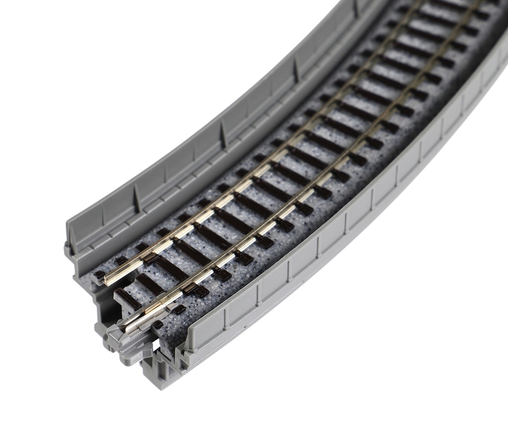 KATO Nゲージ 単線高架曲線線路 R282-45° 2本入 20-510 鉄道模型用品 cm3dmju KATO鉄道模型オンラインショッピング 単線高架曲線線路 R282-45