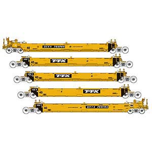 N) 106-6140 MAXI-I ダブルスタックコンテナ貨車 5両セット TTX