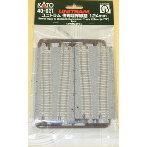 (N) 40-021 ユニトラム 併専境界線路124mm (2本入)