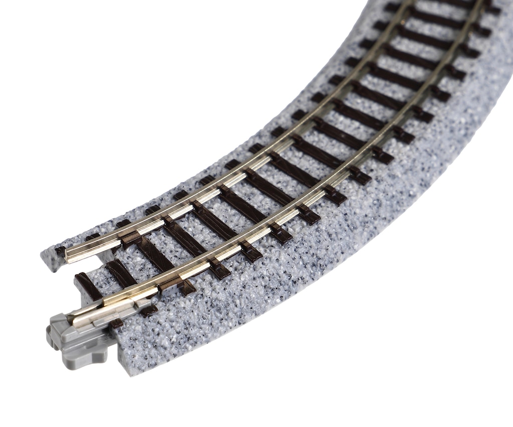 N) 20-176 ユニトラックコンパクト 曲線線路R117mm 45°(4本入