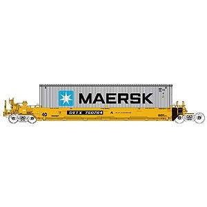 【再生産】(N) 106-6143 MAXI-I ダブルスタックコンテナ貨車 TTX ＃750977