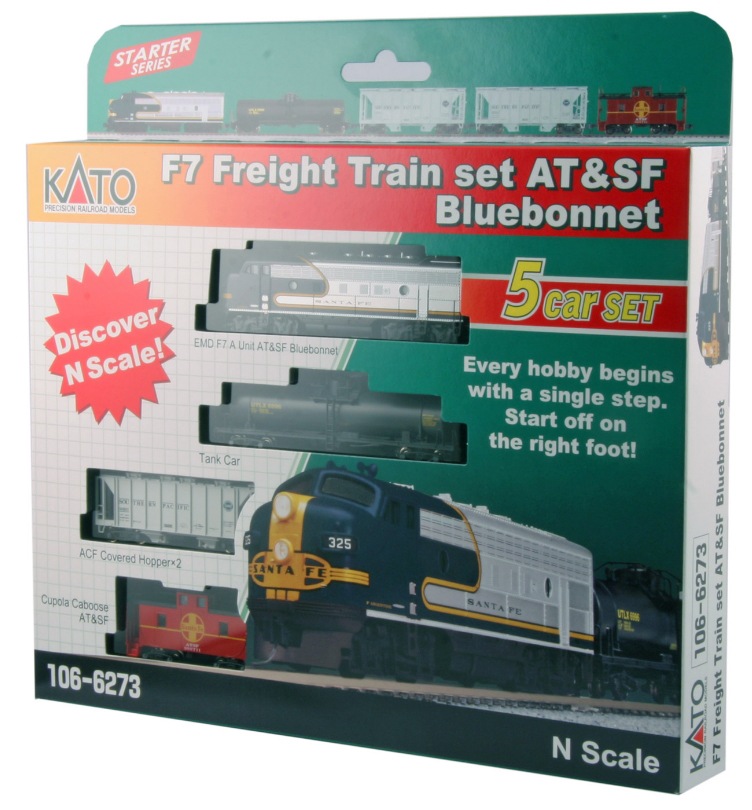 再生産】(N) 106-6273 F7 フレイトトレインセットAT&SF ブルー 再生産】(N) 106-6273 F7 フレイトトレインセットAT&SF ブルー