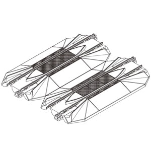 Amazon | KATO HOゲージ リレーラー線路 123mm 2本入 2-142 鉄道