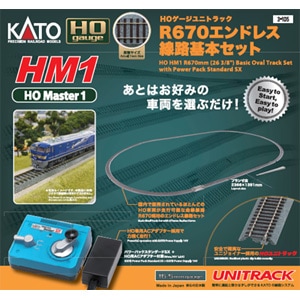カトー (HO) 3-105 HOゲージユニトラック HM1 R670エンドレス線路基本セット 販売新品 HOエンドレス線路基本セット 鉄道模型