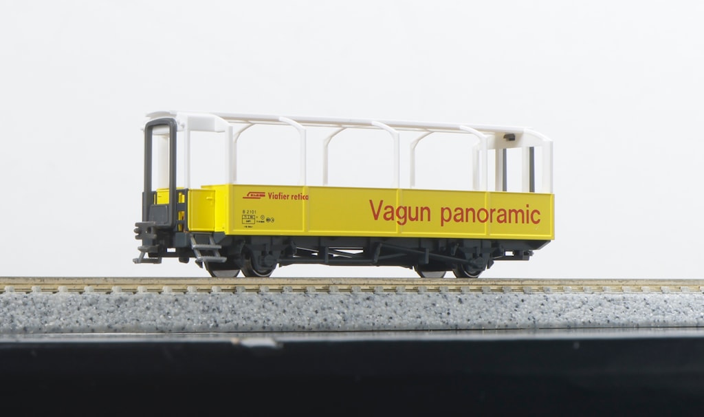 新品未使用5253 鉄道模型 KATOレーティッシュ鉄道 オープンパノラマ客車 KATO】レーティッシュ鉄道 オープンパノラマ客車（B2101）2024年